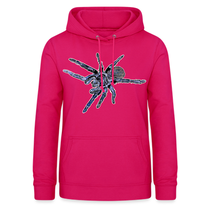 Frauen Freizeit-Hoodie Pterinopelma sazimai - dunkles Pink