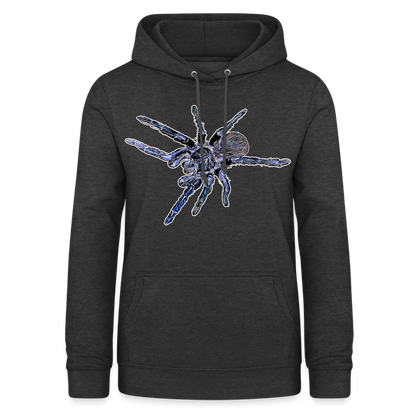 Frauen Freizeit-Hoodie Pterinopelma sazimai - Anthrazit