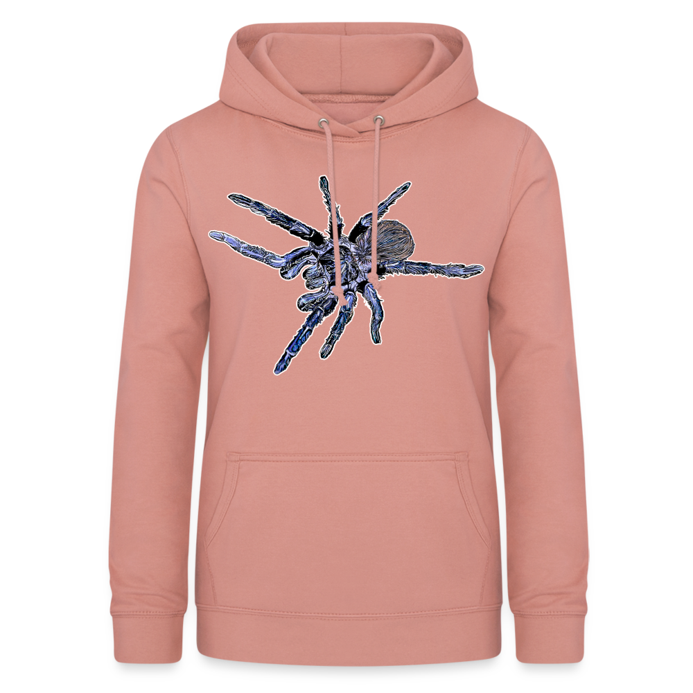 Frauen Freizeit-Hoodie Pterinopelma sazimai - Altrosa