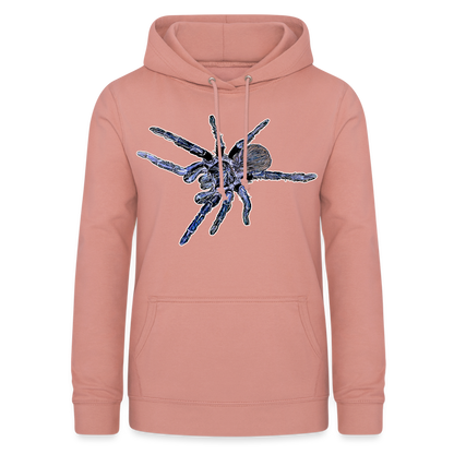 Frauen Freizeit-Hoodie Pterinopelma sazimai - Altrosa