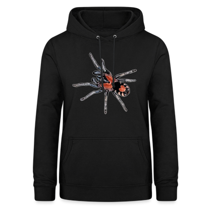 Frauen Freizeit-Hoodie Cyriocosmus elegans - Schwarz