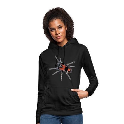 Frauen Freizeit-Hoodie Cyriocosmus elegans - Schwarz