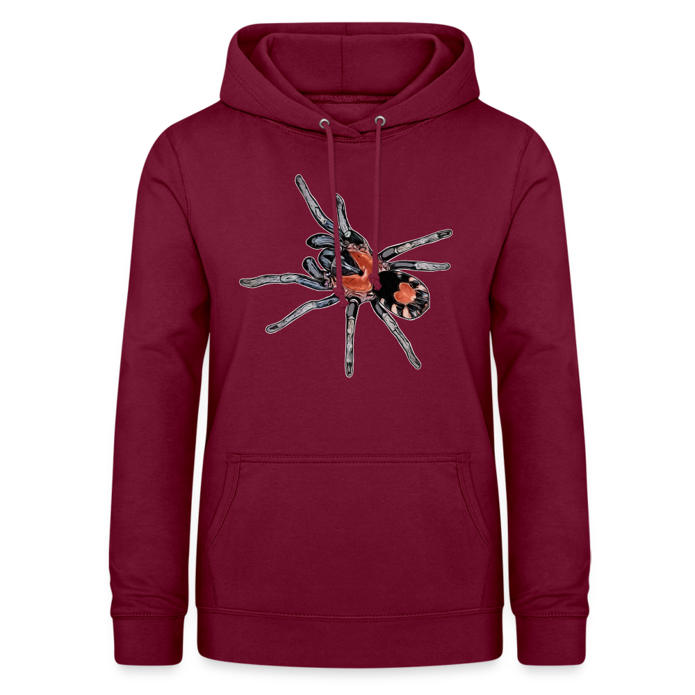 Frauen Freizeit-Hoodie Cyriocosmus elegans - Bordeaux