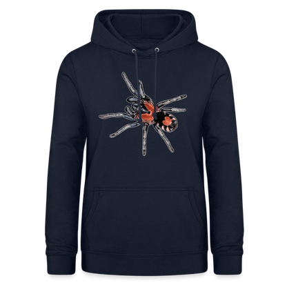 Frauen Freizeit-Hoodie Cyriocosmus elegans - Navy
