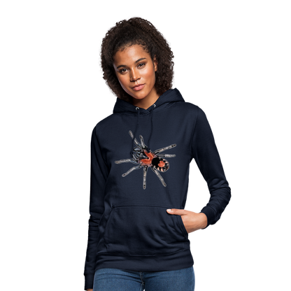 Frauen Freizeit-Hoodie Cyriocosmus elegans - Navy