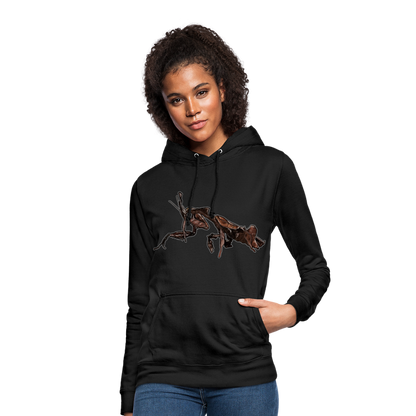 Frauen Freizeit-Hoodie Phyllocrania paradoxa female 2 - Schwarz