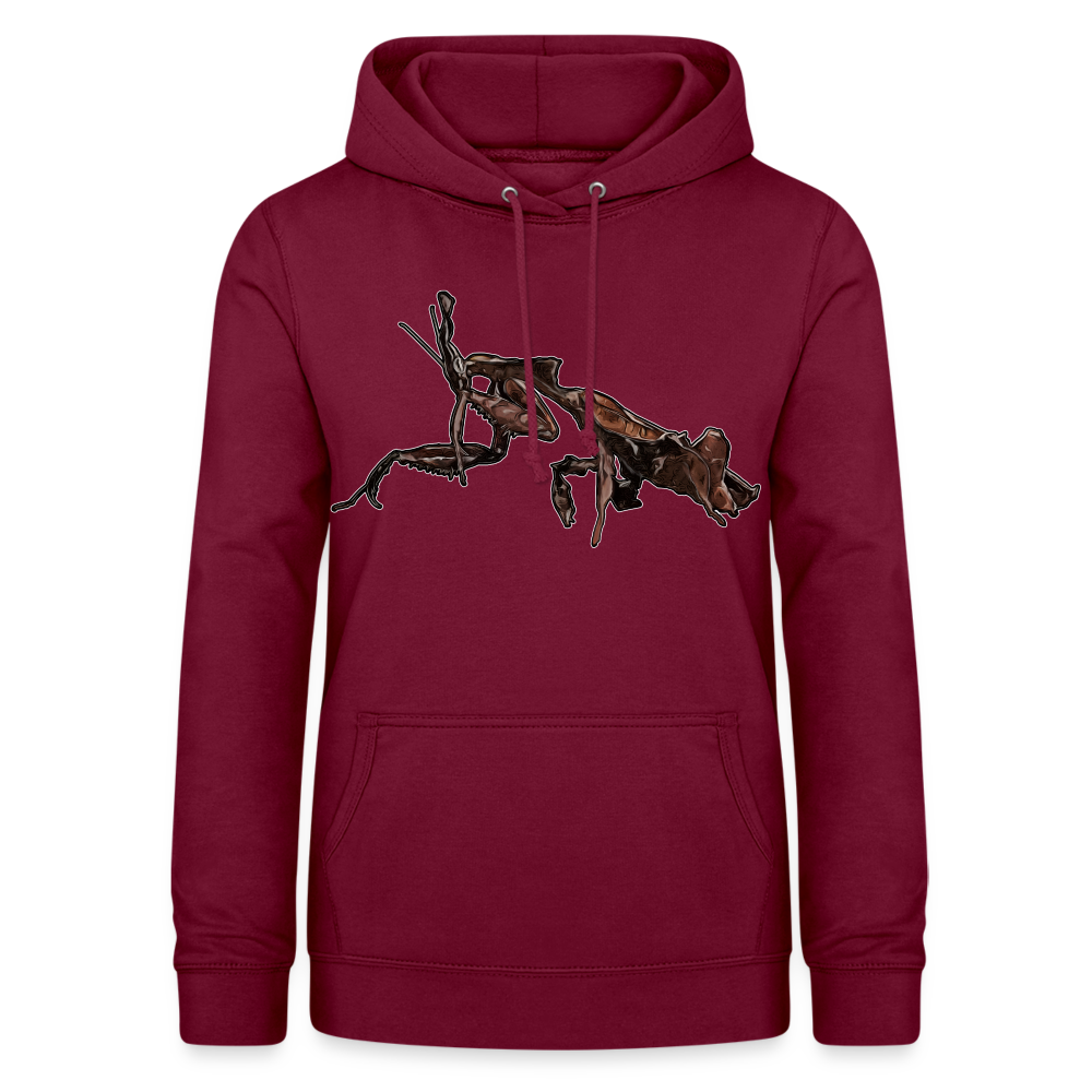 Frauen Freizeit-Hoodie Phyllocrania paradoxa female 2 - Bordeaux