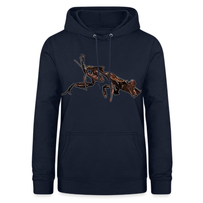 Frauen Freizeit-Hoodie Phyllocrania paradoxa female 2 - Navy