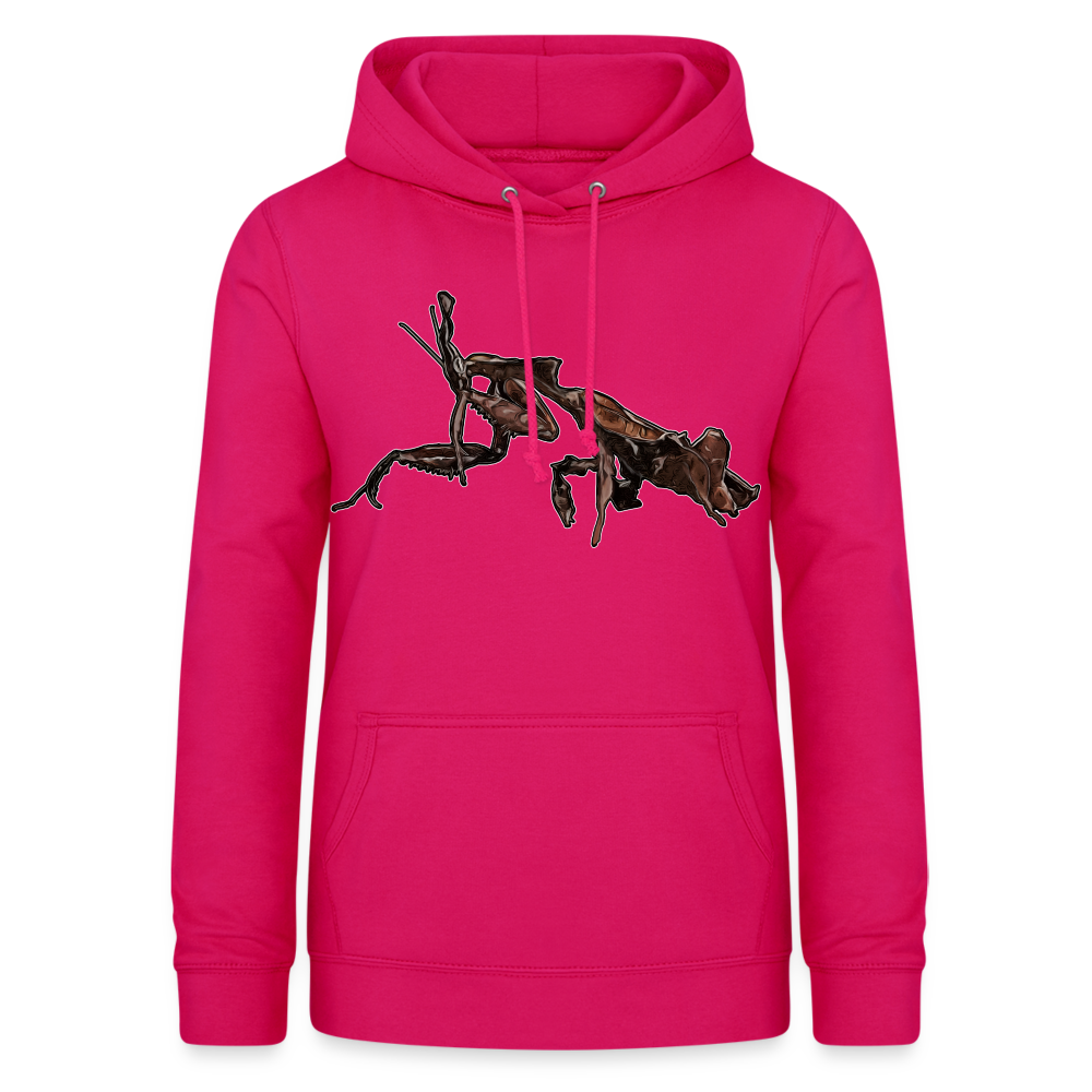 Frauen Freizeit-Hoodie Phyllocrania paradoxa female 2 - dunkles Pink