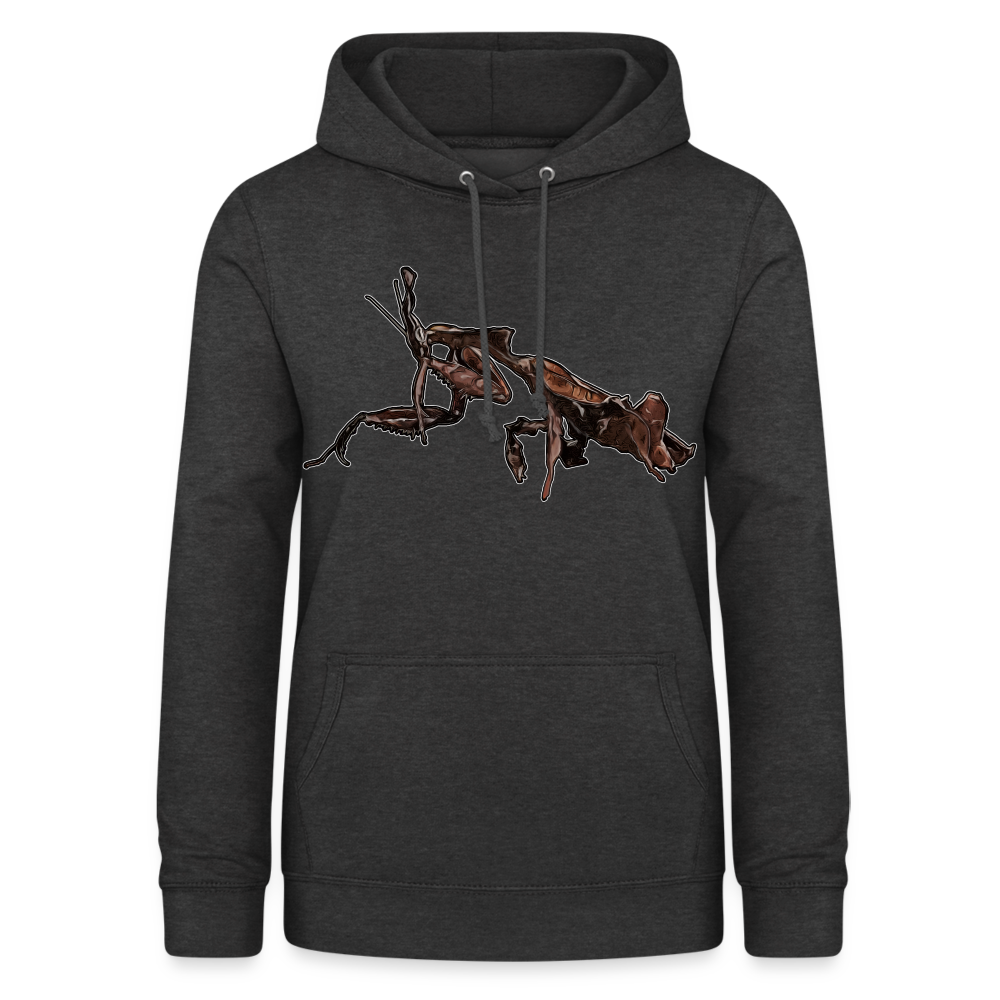 Frauen Freizeit-Hoodie Phyllocrania paradoxa female 2 - Anthrazit