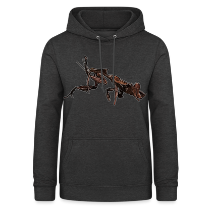 Frauen Freizeit-Hoodie Phyllocrania paradoxa female 2 - Anthrazit