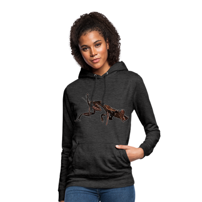 Frauen Freizeit-Hoodie Phyllocrania paradoxa female 2 - Anthrazit