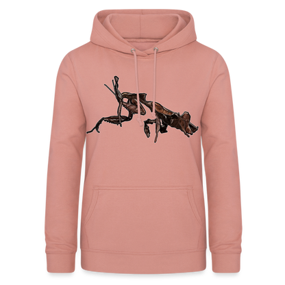 Frauen Freizeit-Hoodie Phyllocrania paradoxa female 2 - Altrosa