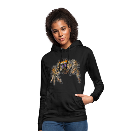 Frauen Freizeit-Hoodie Phidippus regius Everglades female - Schwarz