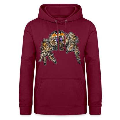 Frauen Freizeit-Hoodie Phidippus regius Everglades female - Bordeaux