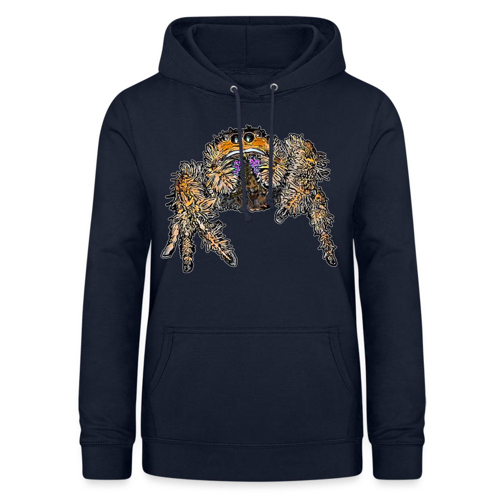 Frauen Freizeit-Hoodie Phidippus regius Everglades female - Navy
