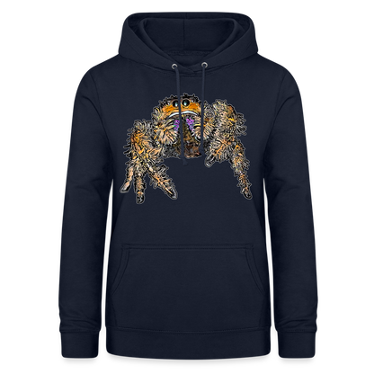 Frauen Freizeit-Hoodie Phidippus regius Everglades female - Navy