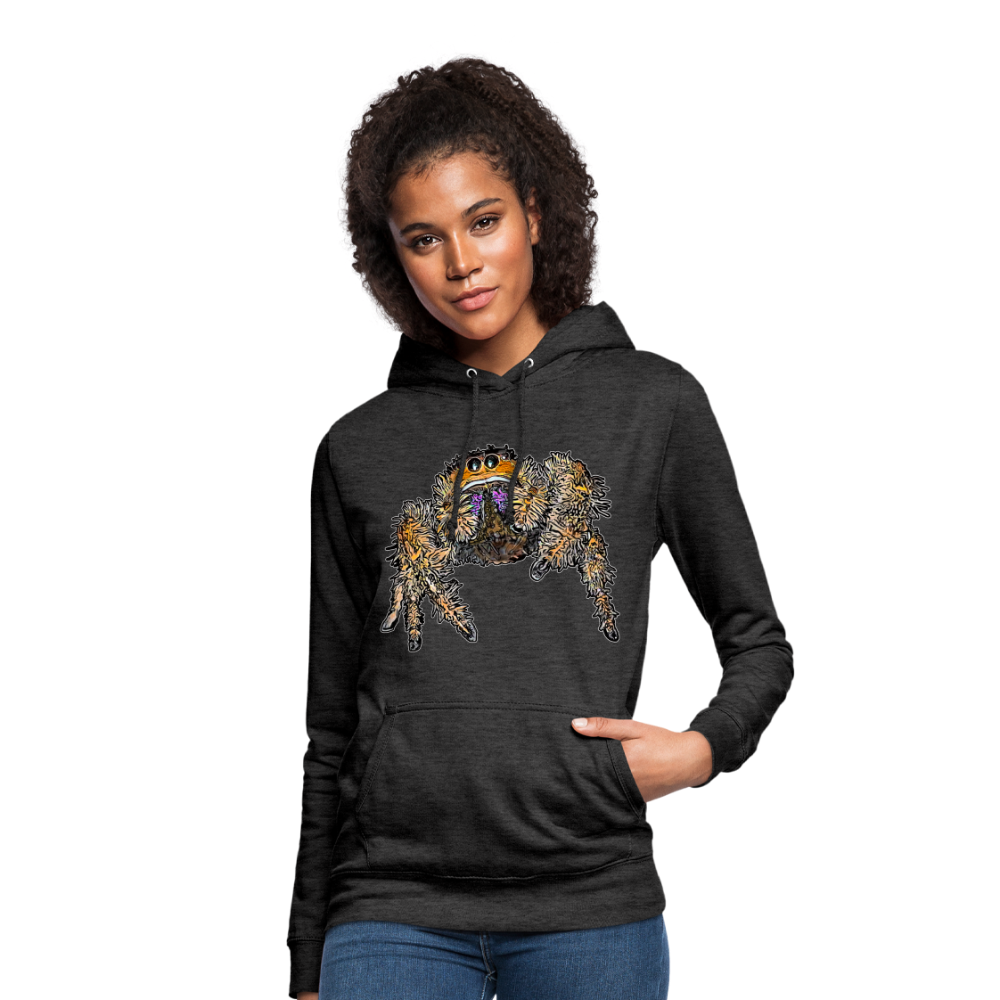 Frauen Freizeit-Hoodie Phidippus regius Everglades female - Anthrazit