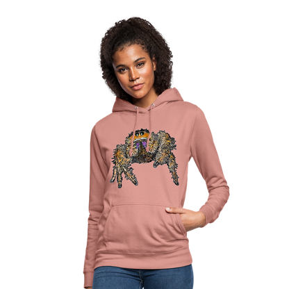 Frauen Freizeit-Hoodie Phidippus regius Everglades female - Altrosa