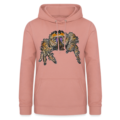 Frauen Freizeit-Hoodie Phidippus regius Everglades female - Altrosa
