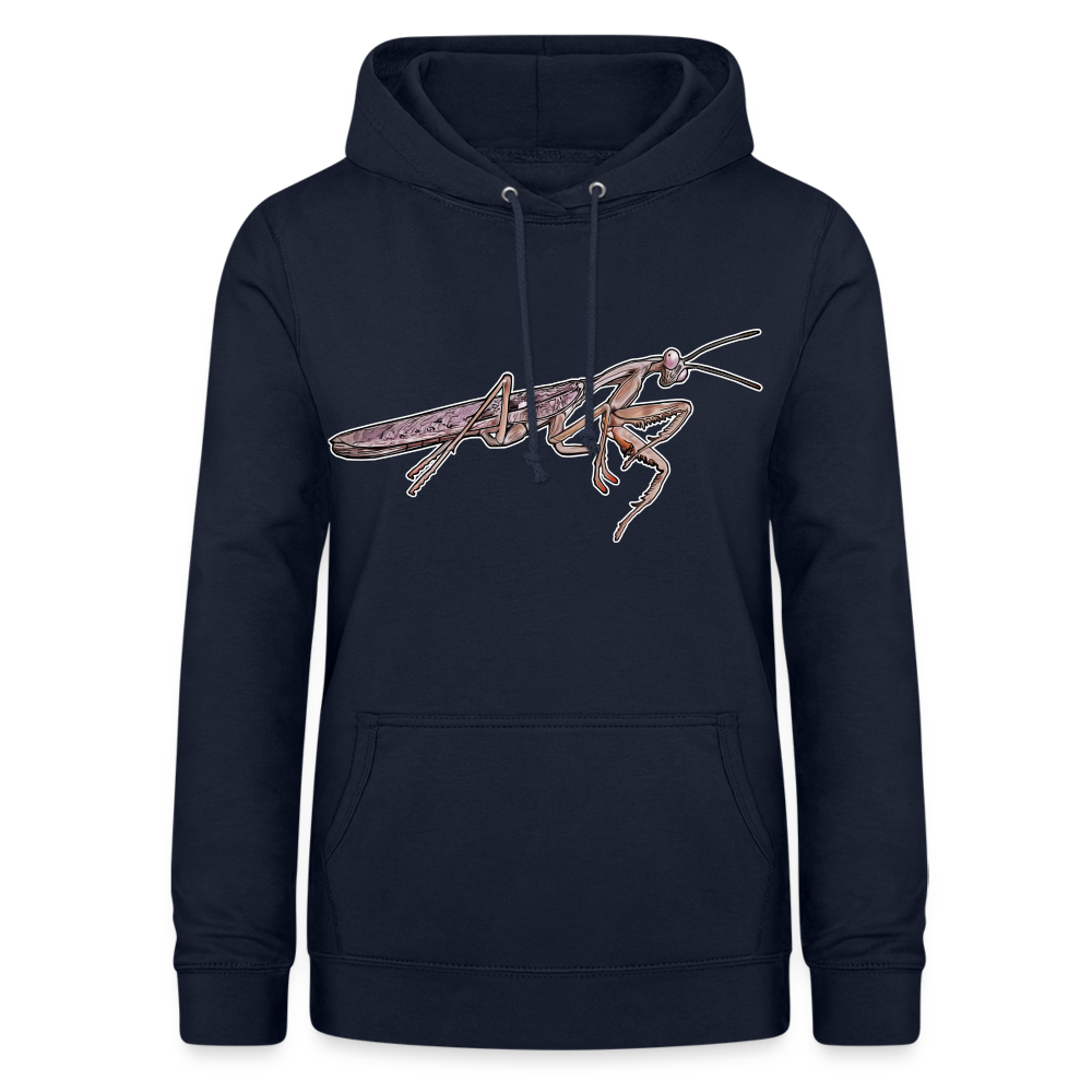 Frauen Freizeit-Hoodie Rhombodera kirbyi male - Navy