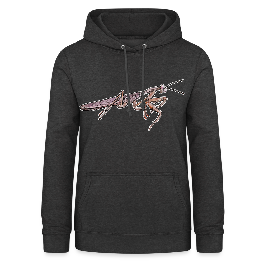 Frauen Freizeit-Hoodie Rhombodera kirbyi male - Anthrazit
