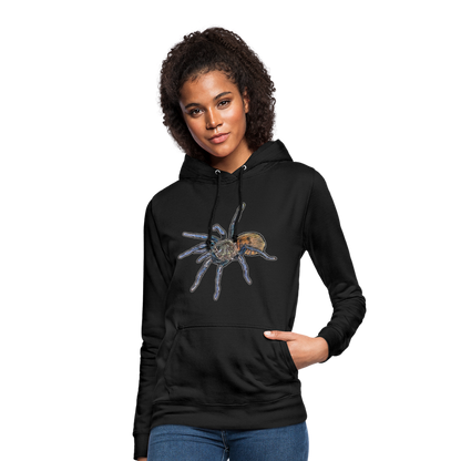 Frauen Freizeit-Hoodie Chromatopelma cyaneopubescens - Schwarz