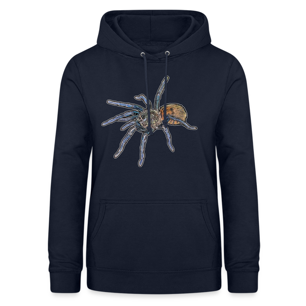 Frauen Freizeit-Hoodie Chromatopelma cyaneopubescens - Navy