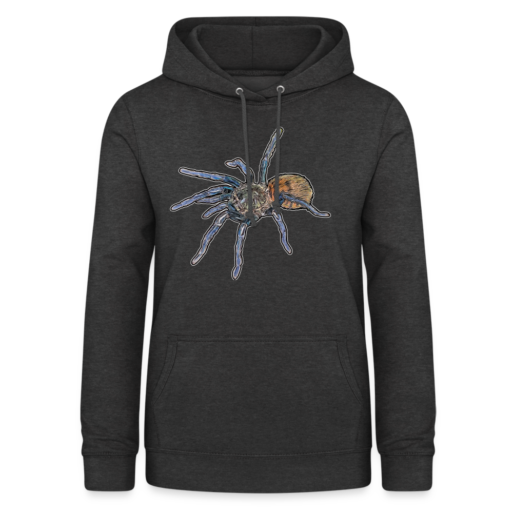Frauen Freizeit-Hoodie Chromatopelma cyaneopubescens - Anthrazit