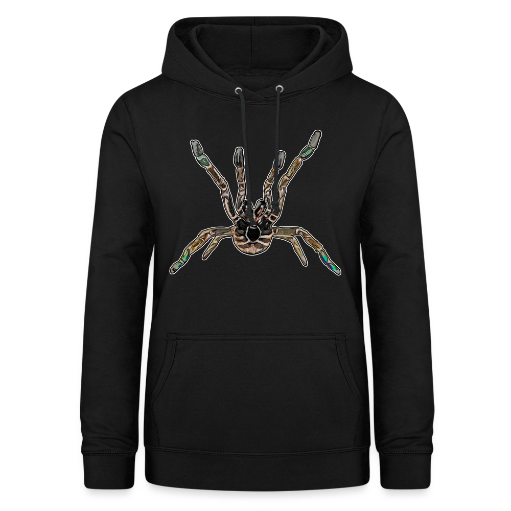 Frauen Freizeit-Hoodie Pterinochilus murinus tcf - Schwarz