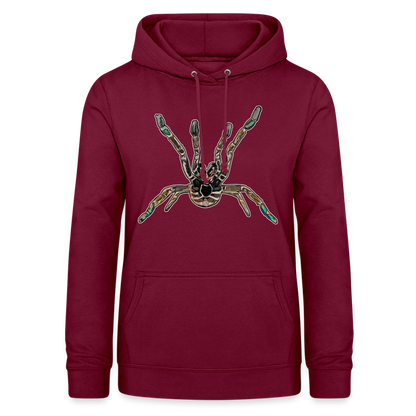 Frauen Freizeit-Hoodie Pterinochilus murinus tcf - Bordeaux