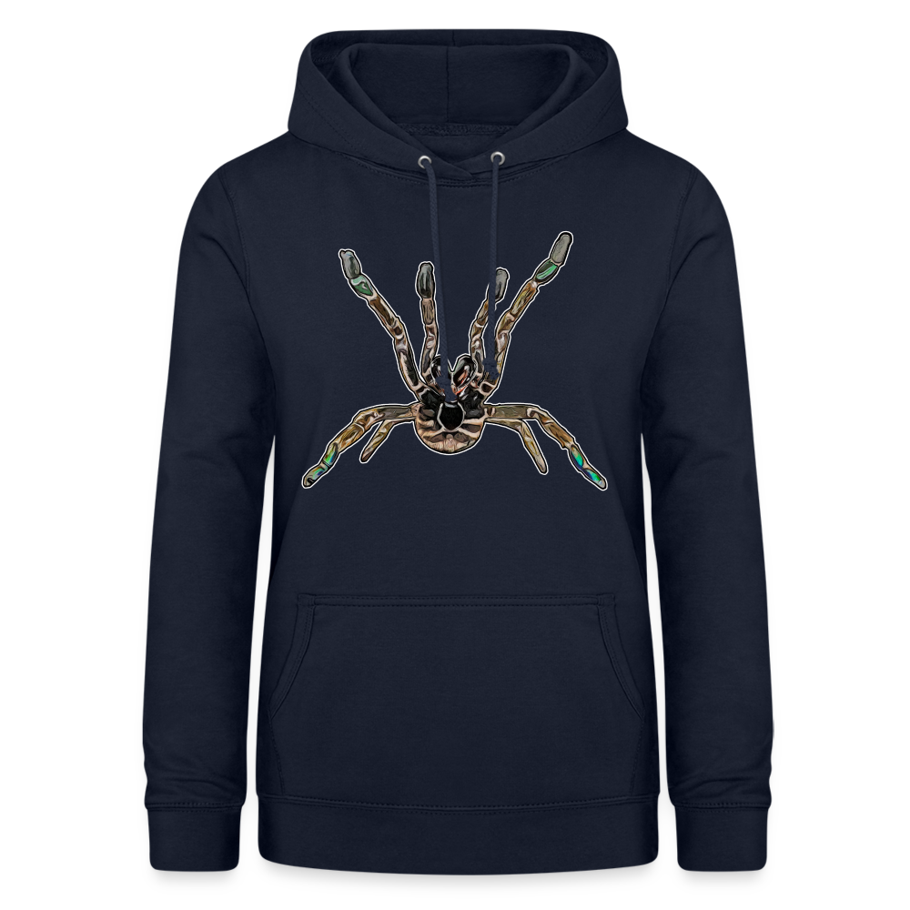 Frauen Freizeit-Hoodie Pterinochilus murinus tcf - Navy