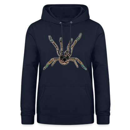 Frauen Freizeit-Hoodie Pterinochilus murinus tcf - Navy
