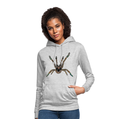 Frauen Freizeit-Hoodie Pterinochilus murinus tcf - Hellgrau meliert