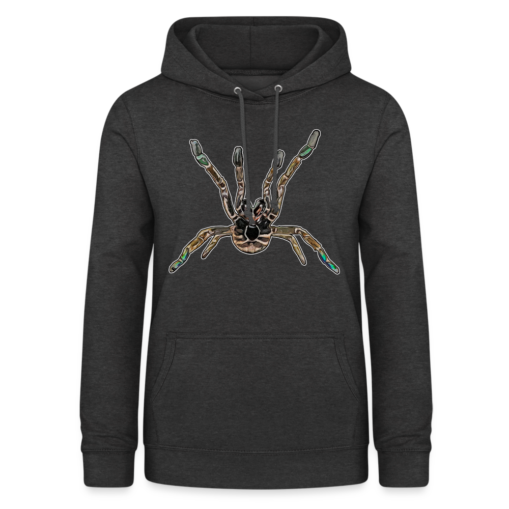 Frauen Freizeit-Hoodie Pterinochilus murinus tcf - Anthrazit
