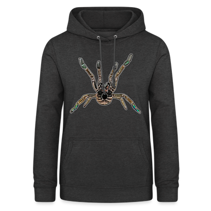 Frauen Freizeit-Hoodie Pterinochilus murinus tcf - Anthrazit
