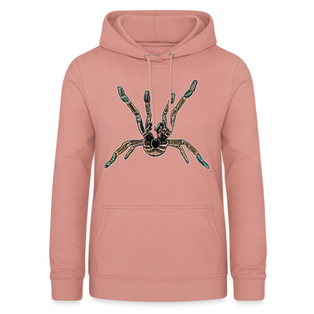 Frauen Freizeit-Hoodie Pterinochilus murinus tcf - Altrosa