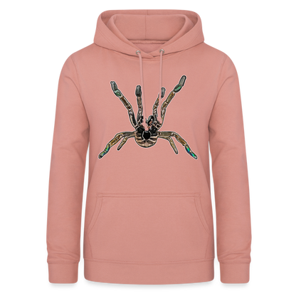 Frauen Freizeit-Hoodie Pterinochilus murinus tcf - Altrosa