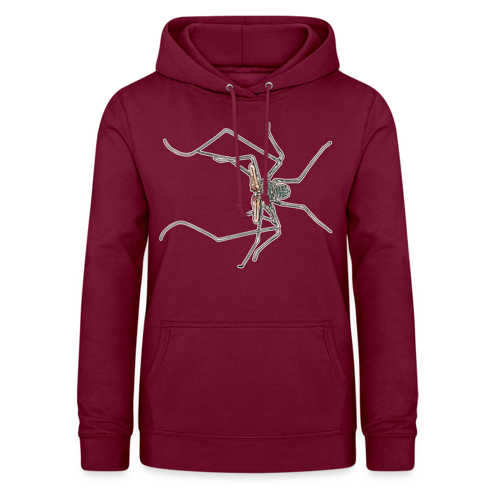 Frauen Freizeit-Hoodie Euphrynichus bacillifer - Bordeaux