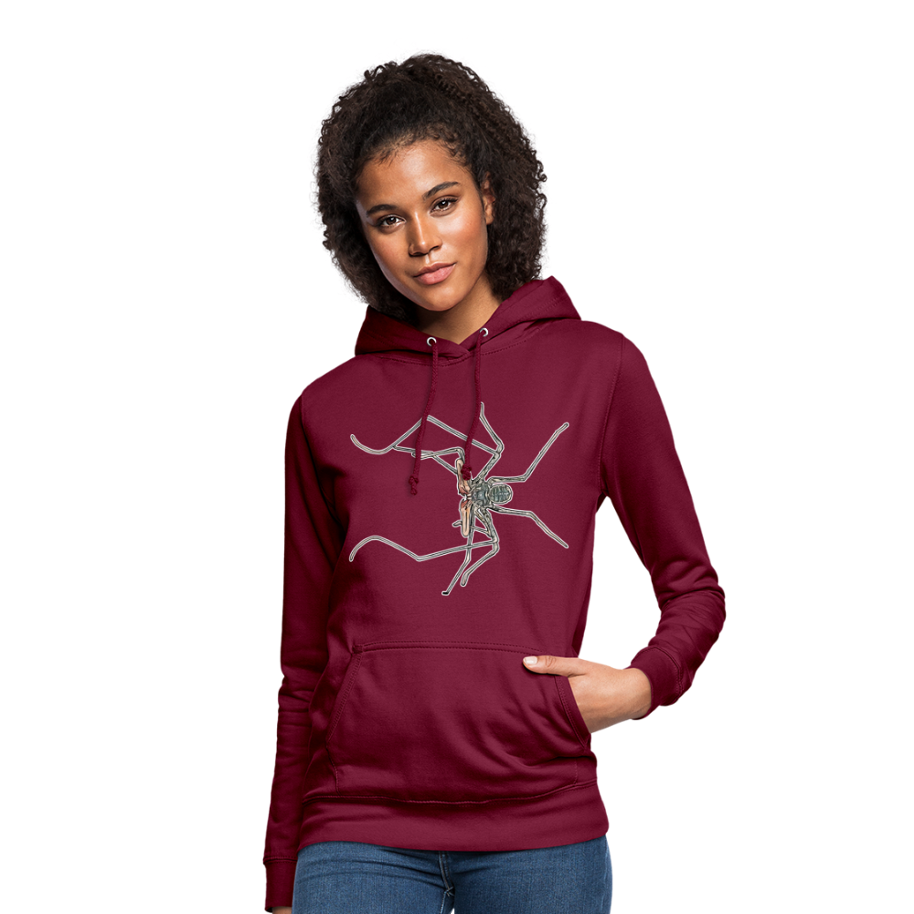 Frauen Freizeit-Hoodie Euphrynichus bacillifer - Bordeaux
