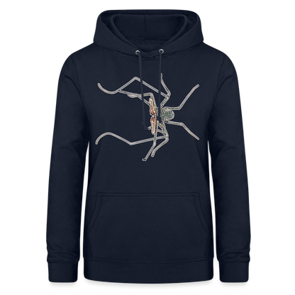 Frauen Freizeit-Hoodie Euphrynichus bacillifer - Navy