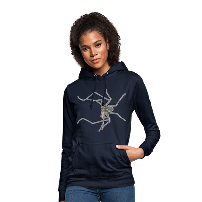Frauen Freizeit-Hoodie Euphrynichus bacillifer - Navy