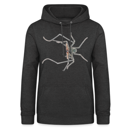 Frauen Freizeit-Hoodie Euphrynichus bacillifer - Anthrazit