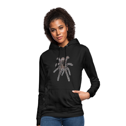 Frauen Freizeit-Hoodie Pamphobeteus sp Machala juvenile - Schwarz