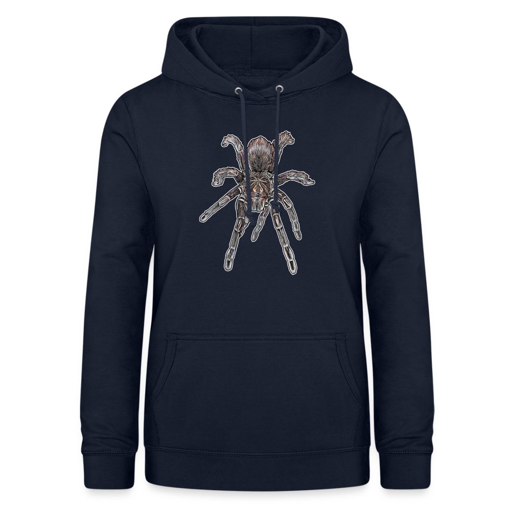 Frauen Freizeit-Hoodie Pamphobeteus sp Machala juvenile - Navy