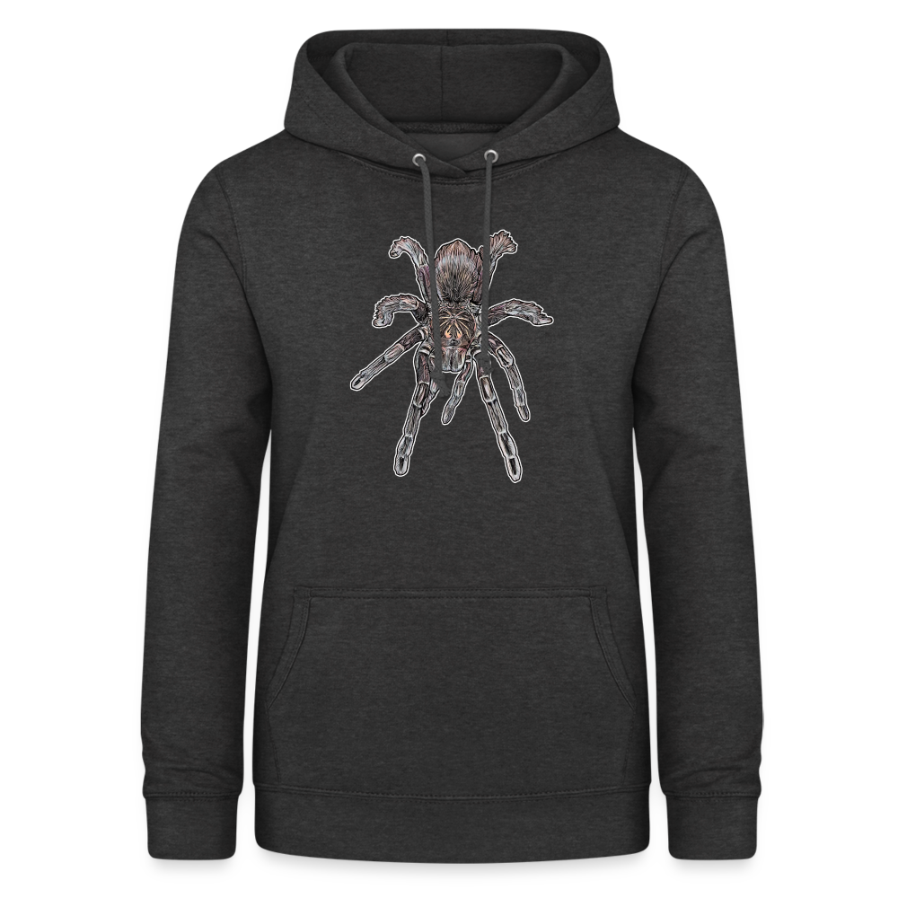 Frauen Freizeit-Hoodie Pamphobeteus sp Machala juvenile - Anthrazit
