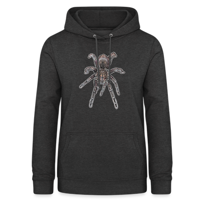Frauen Freizeit-Hoodie Pamphobeteus sp Machala juvenile - Anthrazit