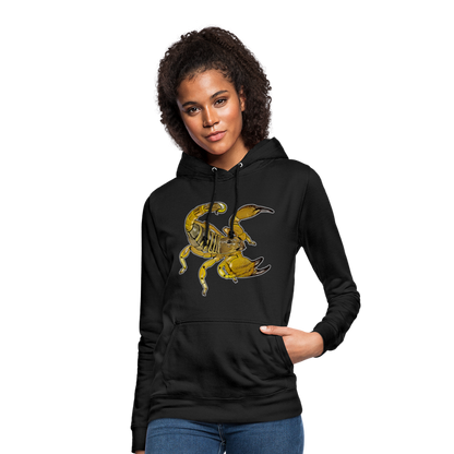 Frauen Freizeit-Hoodie Scorpio maurus palmatus - Schwarz