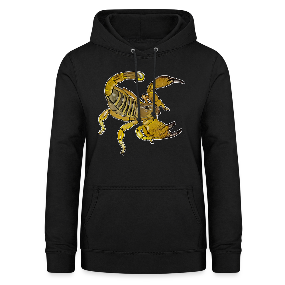 Frauen Freizeit-Hoodie Scorpio maurus palmatus - Schwarz
