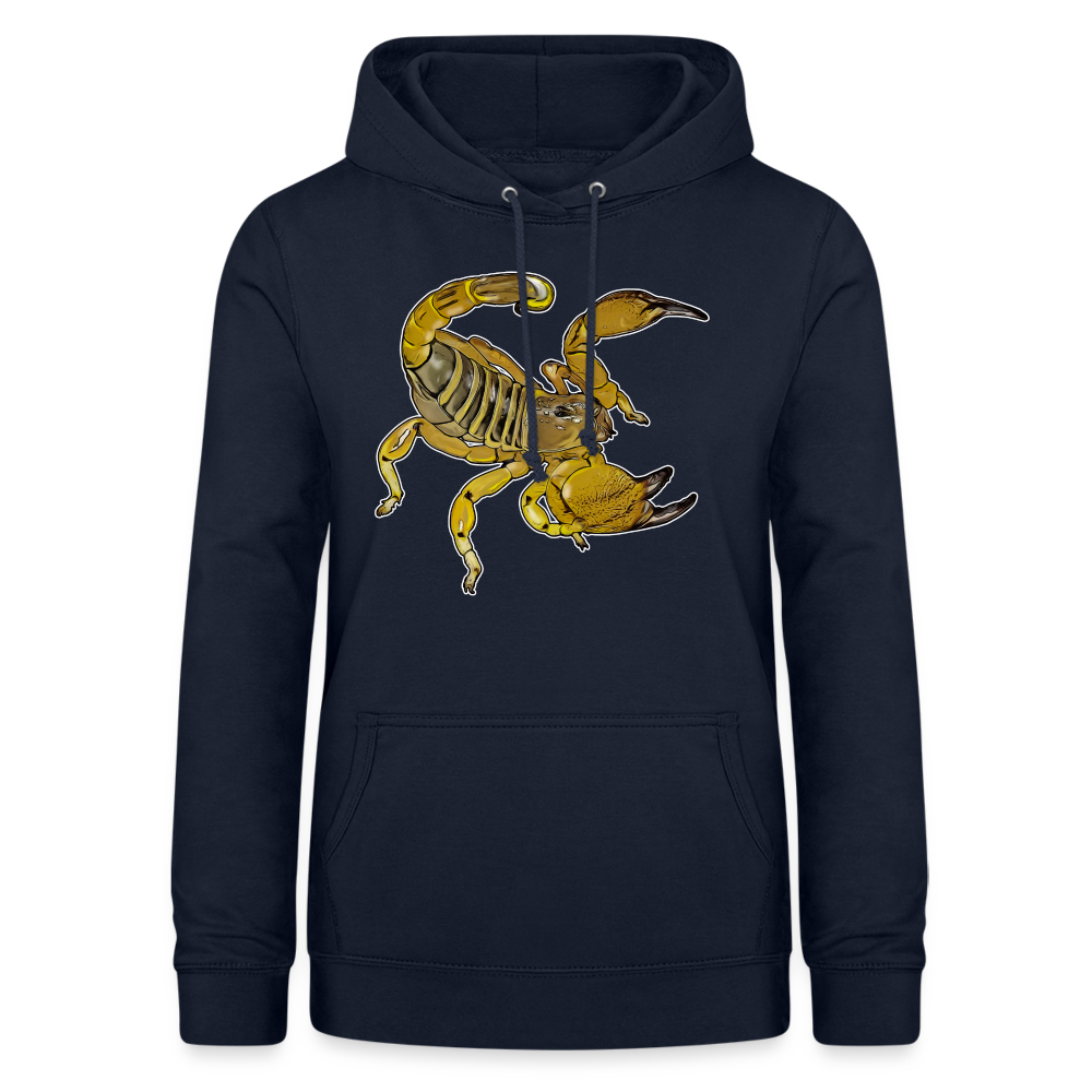 Frauen Freizeit-Hoodie Scorpio maurus palmatus - Navy